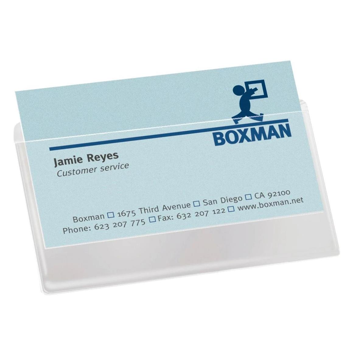 3L BUSINESS-CARD-POCKETS - ohne Verschluss (105 x 60 mm) (510116)
