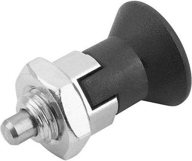 KIPP Goupille d'arrêt ECO version courte Gr. 1 D1=M08X1 D=5 Forme D (K0748.04105081)