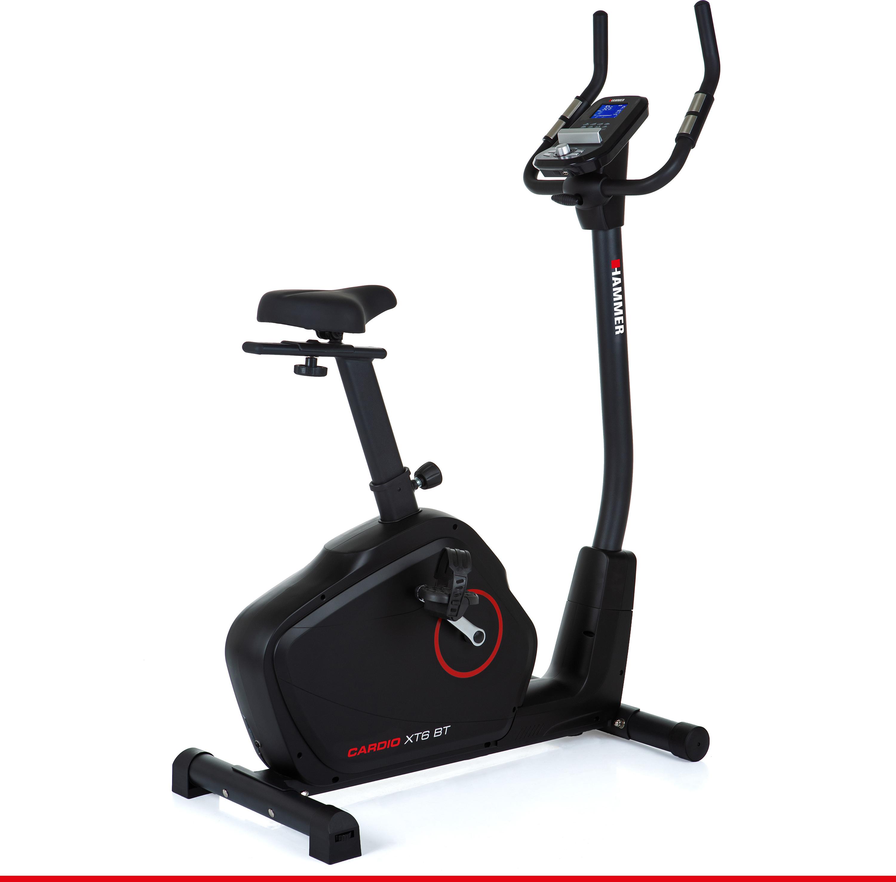 HAMMER Ergometer Cardio XT6 BT, Heimtrainer, 18 Programme, max. 130 kg Gewicht