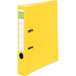 Falken Ordner 10078301, PP, A4, 5cm, Kunststoffordner, gelb