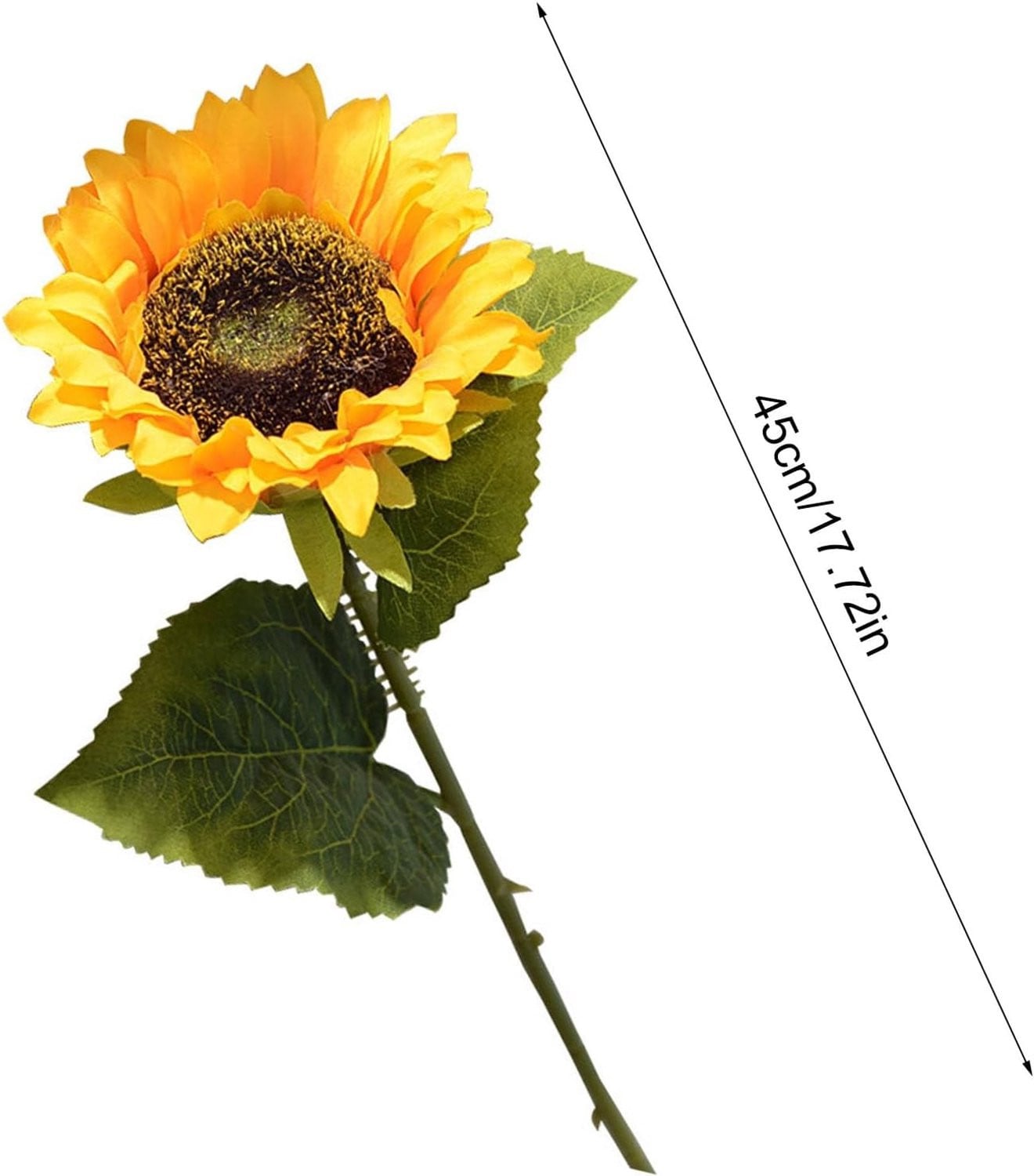 Realistische Kunstbloem Zonnebloem voor Binnen- en Buitendecoratie
