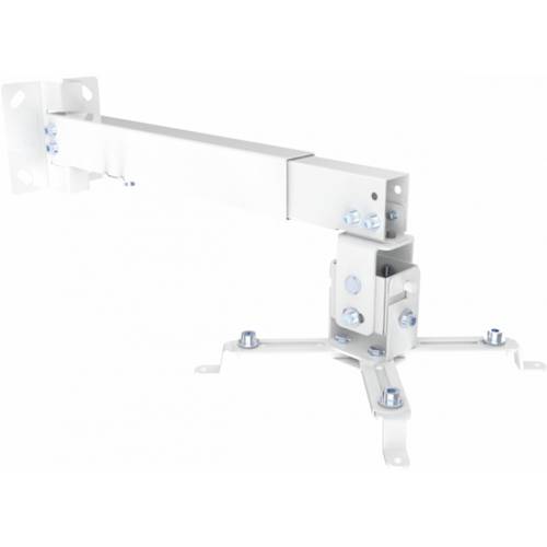 Schwaiger Beamer-Deckenhalterung Deckenhalter, Schwenkbar, Neigbar Wandabstand (max.): 56 mm Weiß
