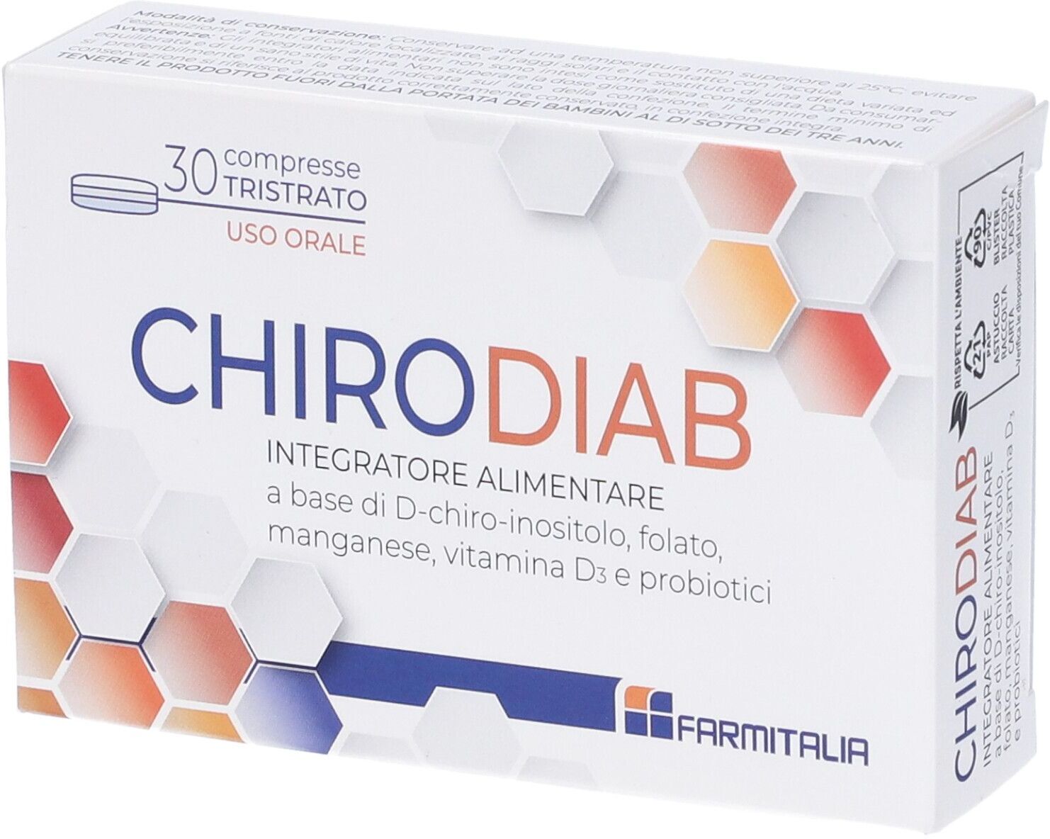 FARMITALIA Srl - SOC. UNIPERS. CHIRODIAB, 30 Compresse