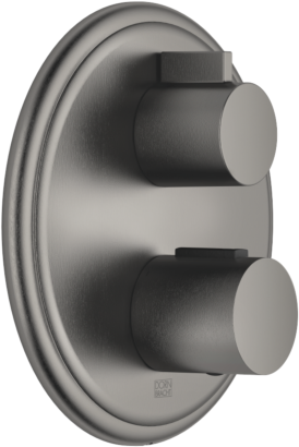 Dornbracht Madison UP-Thermostat 36425977-99 mit Einweg-Mengenregulierung, Dark Platinum matt