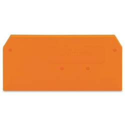 WAGO 280-309 Abschluss- und Trennplatte Orange 100 St.