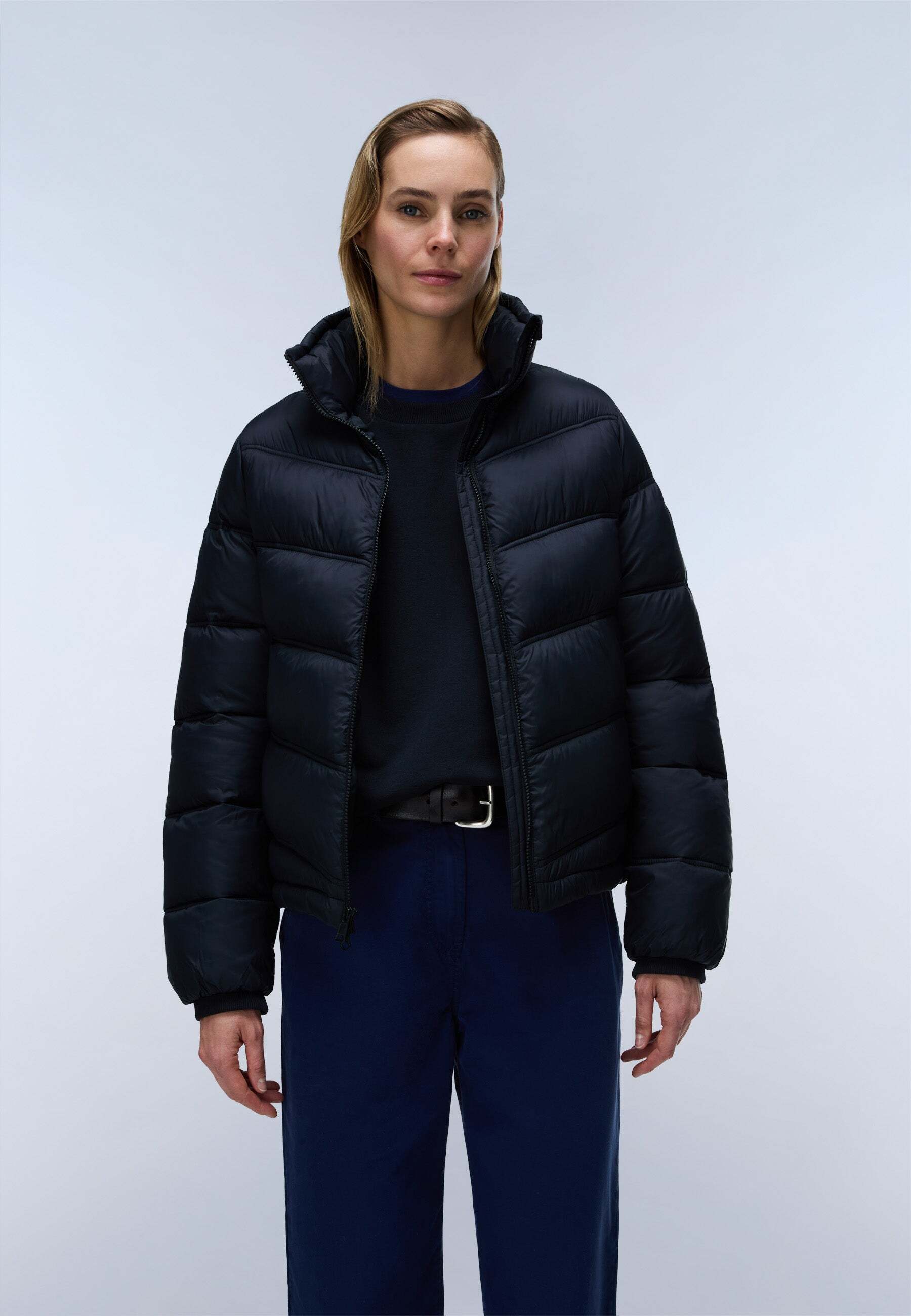 Wintermantel NAPAPIJRI "Napapijri Wintermantel A-EGA STND 1 W", Damen, Gr. L, schwarz, Obermaterial: 100% Polyamid Polyam.recyc., Mäntel Wintermantel schwarz L