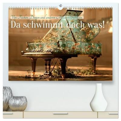 Da schwimmt doch was! (hochwertiger Premium Wandkalender 2027 DIN A2 quer), Kunstdruck in Hochglanz