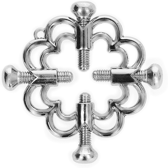 KINK NIPPLE GRIP pinces à tétons fleur en métal