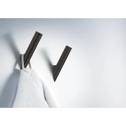 Neuesbad Serie 600 Handtuch-Haken, Oberfläche: schwarz matt NB1ADI_N1111