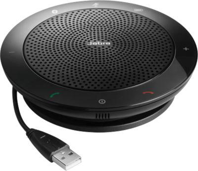 Bluetooth Freisprecheinrichtung Jabra SPEAK 510 UC, tragbar, bis 4 Teilnehmer, USB, UC-optimiert, 360°-Mikrofon, bis 30 m, bis 15 h, schwarz