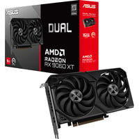 Radeon RX 9060 XT DUAL 16GB, Grafikkarte schwarz