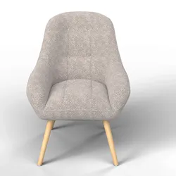 Sessel Maximilian Beige Webstoff