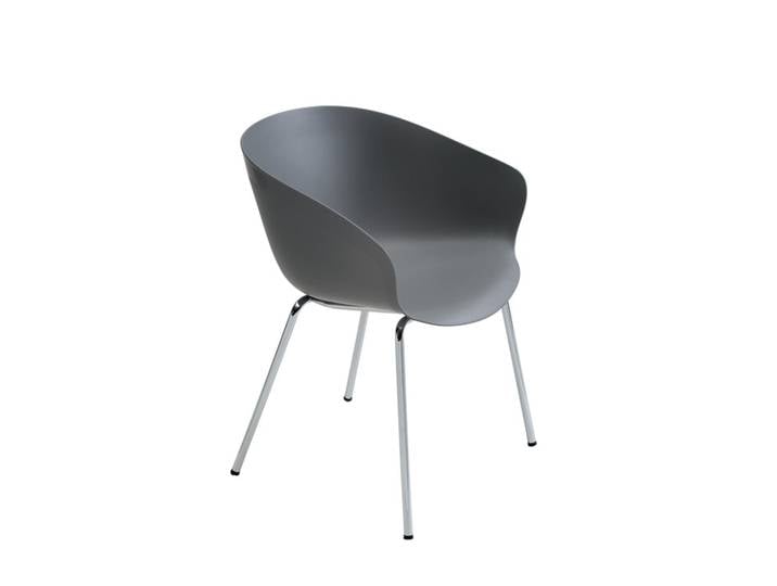 Esszimmerstuhl Altino grau 58x78x60 cm