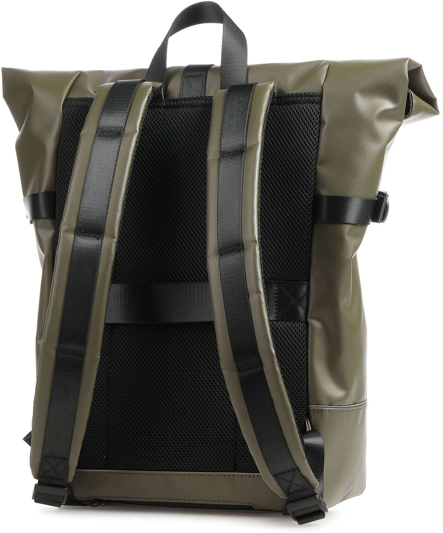 Strellson Stockwell 2.0 Rolltop Rucksack, oliv