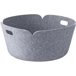 Muuto Restore Round Aufbewahrungskorb, grau melange