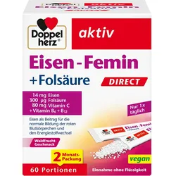 DOPPELHERZ Eisen-Femin DIRECT Pellets 60 St