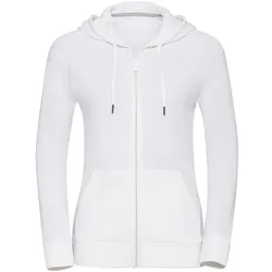 Russell Ladies' HD Zipped Hood Sweat, white, XS