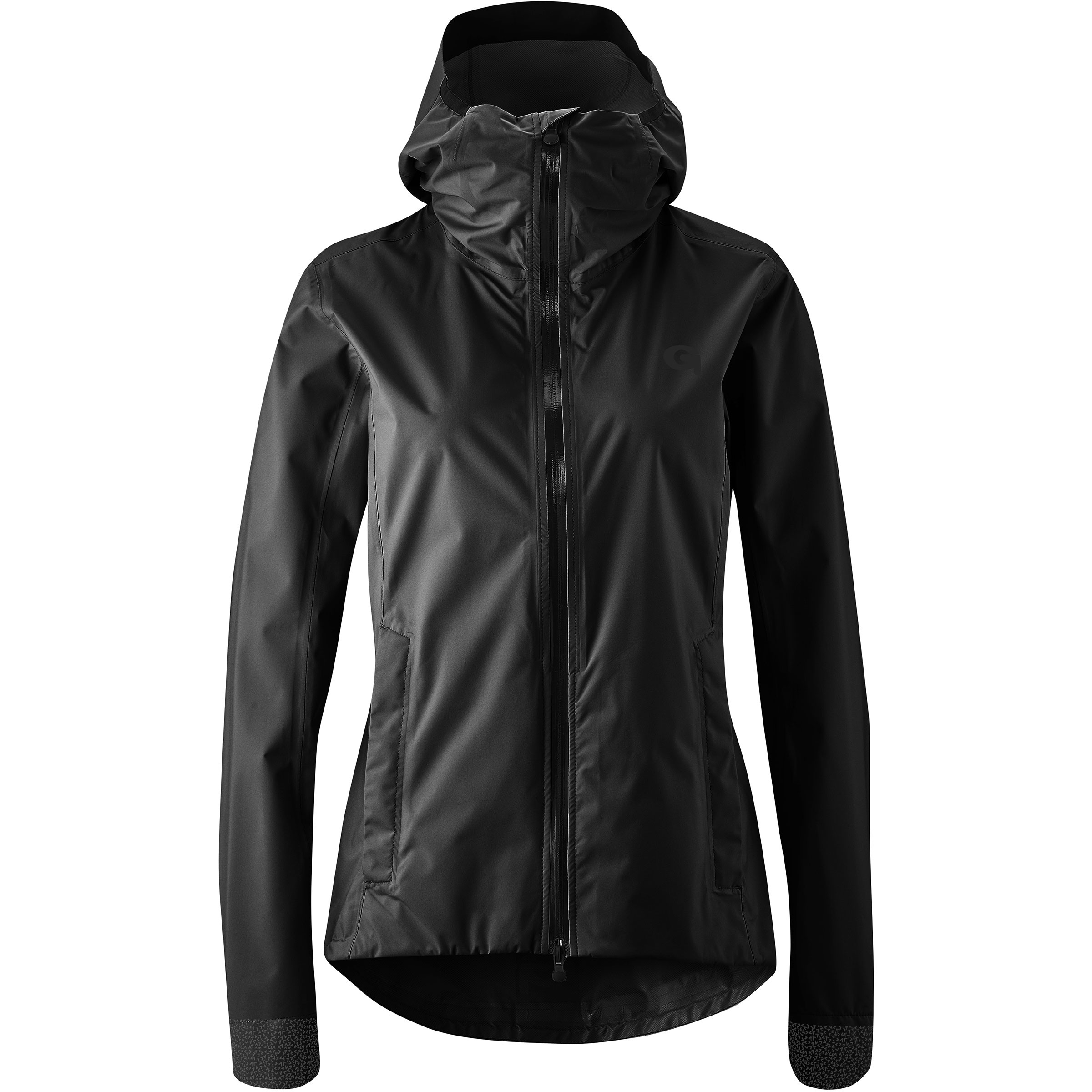 Gonso Sura Plus Damen Regenjacke schwarz Größe 3XL Mountainbike | Gravel Wasserdicht Wasserabweisend
