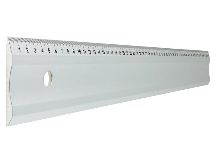 Ergonomischer Massstab Aluminium 60 cm