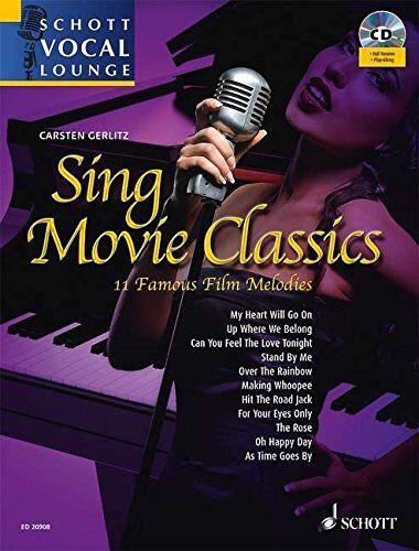 Carsten Gerlitz - Sing Movie Classics: 11 Famous Film Melodies. Gesang und Klavier. Ausgabe mit CD. (Schott Vocal Lounge) - Preis vom 10.10.2026 11:48:34 h