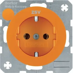Berker SCHUKO-Steckdose or/gl 47432007