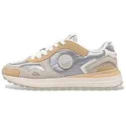 Colmar für Damen. HUNT-T Wildleder-Sneaker Hunt Twinkle silber (37), Wohnung, Schnürsenkel, Lässig