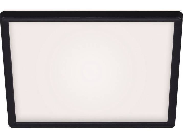 BRILONER SLIM - LED Plafonniére - plafondlamp - 4000K - 18W - wit-zwart