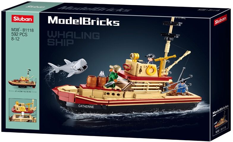 Model Bricks : Le grand requin 592 pcs - Sluban