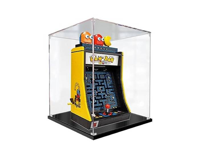 Acryl-Vitrine für Lego 10323 -PAC-Man Arcade-Schaukasten, schützen und dekorieren Sie Ihre Meisterwerke mit staubdichter Aufbewahrung, Geschenke für Spieler (3 mm, transparent)