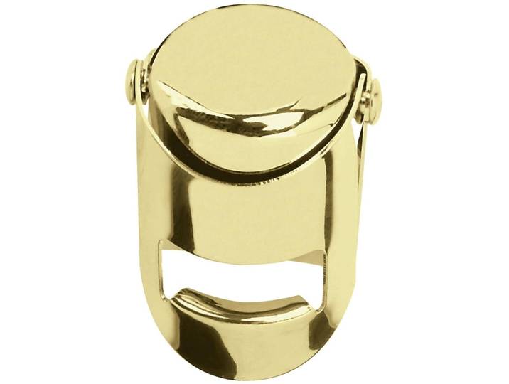 Flaschenverschluss Paderno Edelstahl B 3.5 cm - Farbe: Gold - Flaschenverschluss