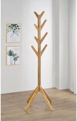 Coaster Margaret Solid Wood Coat Rack Clothing Hanger