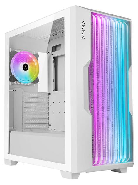 Azza CSAZ-520WG Guardian ATX Mid Tower Behuizing - Wit/Glas