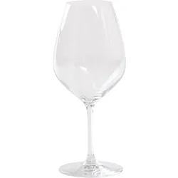 Zafferano Set mit 6 professionellen Rotwein-Verkostungsgläsern aus hochwertigem Kristallglas, 57 cl Fassungsvermögen, elegantes, transparentes Design