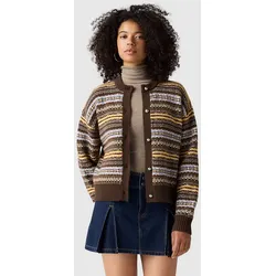 Levi's Charlotte Crewneck Strickjacke lea fairisle java Gr. M