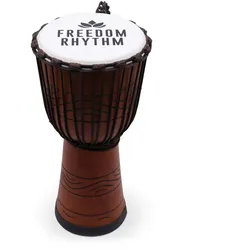 Large Pro Djembe Drum - Freedom Rhythm (high) - 50cm (22cm Dia)