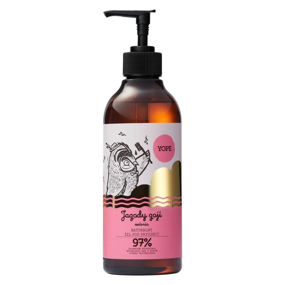 Yope Natural Gel Under The Shower Berries Goji And Cherry 400Ml (400 ml) (33080287)