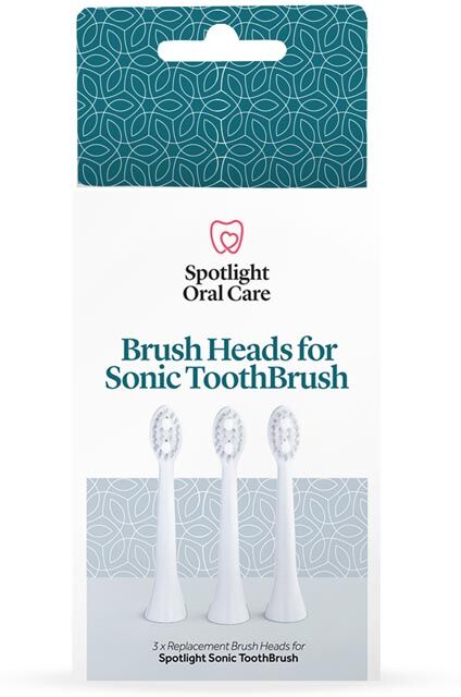 Care+ Spotlight Oral Care Sonic Head Replacements -White