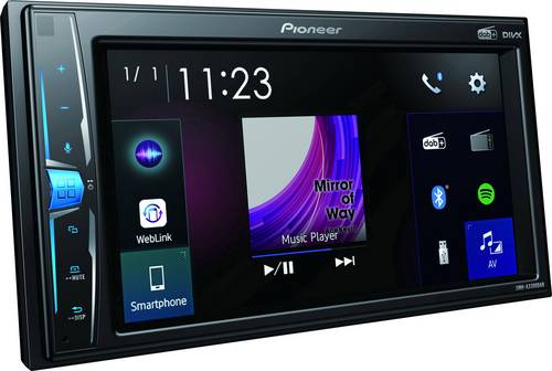 Pioneer DMH-A3300DAB Doppel-DIN Autoradio Bluetooth-Freisprecheinrichtung, DAB+ Tuner, AppRadio