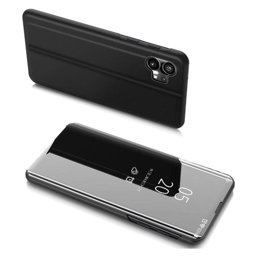 Hurtel Clear View Case Hülle für Nothing Phone 1 Klapphülle schwarz (Nothing Phone (1)) (1404978613)