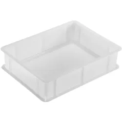 METRO PROFESSIONAL Teigbehälter, Polypropylene, 40 x 30 cm, 10 L, stapelbar, weiß