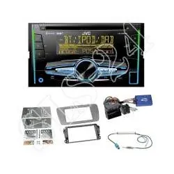 Radioeinbauset 2-DIN inkl. LFB Seat Ibiza (Typ 6J)+JVC KW-DB93BT Autoradio DA...