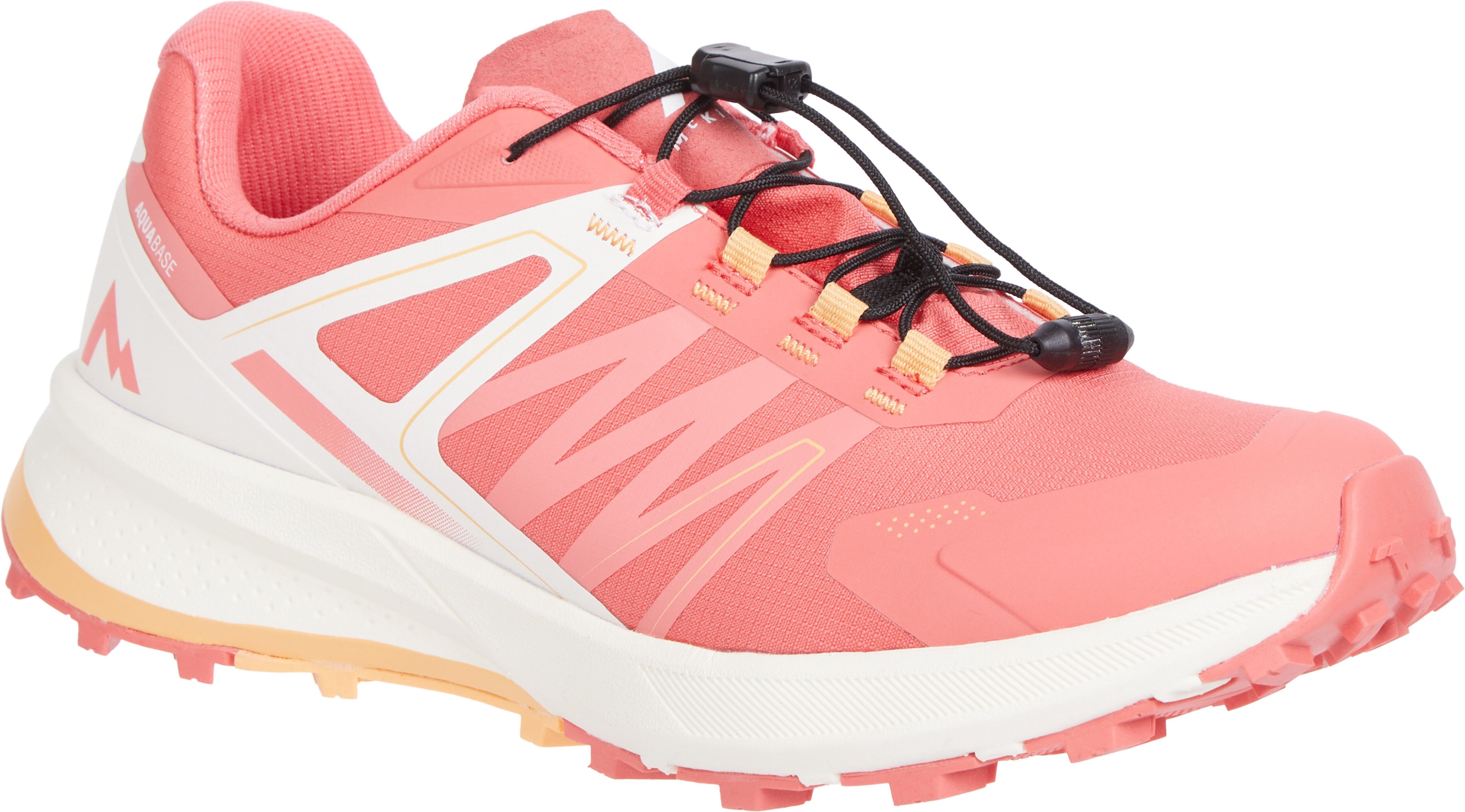 Wanderstiefel MCKINLEY "DA.-WANDER-SCHUH KANSAS IV AQB W", Damen, Gr. 38, pink (rot, weiß, orange), Synthetik, Schuhe Wanderstiefel, knöchelhoch, wasserabweisendes Obermaterial, atmungsaktiv rot, weiß, orange 38