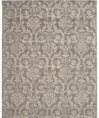 Nourison Jubilant Vintage Farmhouse Damask Area Rug