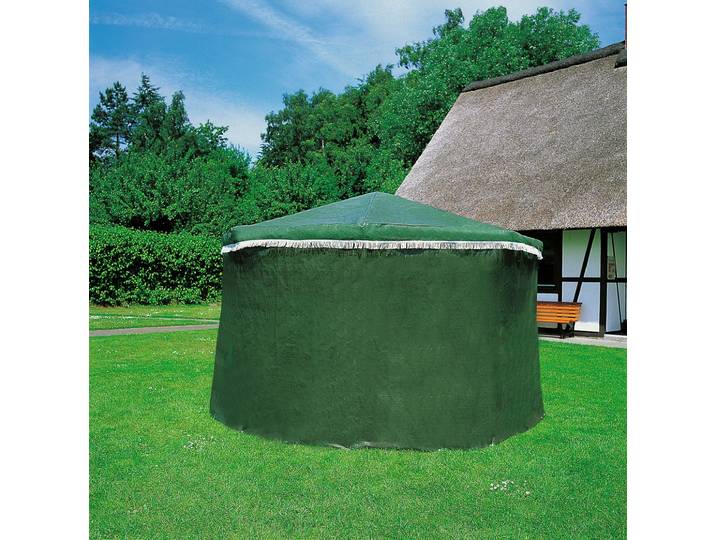 Pavillon-Schutzhülle PROMADINO Rosenheim , grün, B:300cm L:390cm, Polyethylen (PE), Planen, Pavillon-Schutzhülle