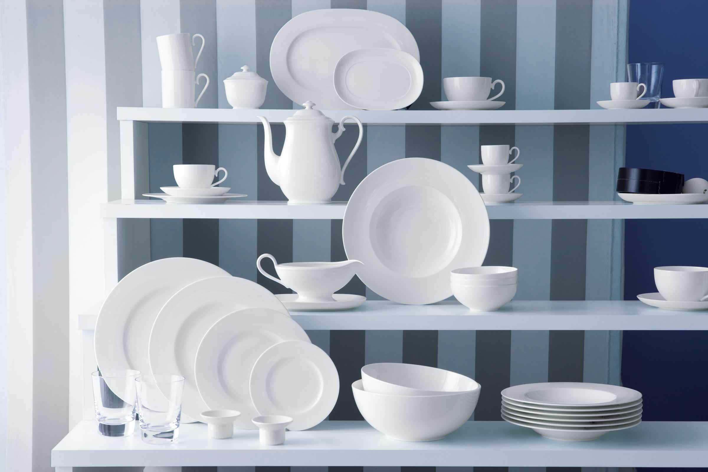 Teekanne VILLEROY & BOCH "Kaffeekanne Royal 1,1 Liter weiß", weiß, Kannen, Teekanne