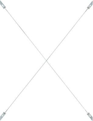 Kreuzverband für Regalsystem R 3000, für Feldbreite 1282 mm, Höhe 1325 mm