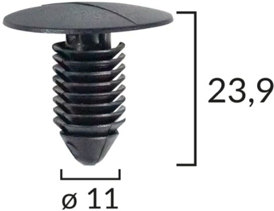 Romix Elemento di fissaggio, coperchio motore ROM B22002