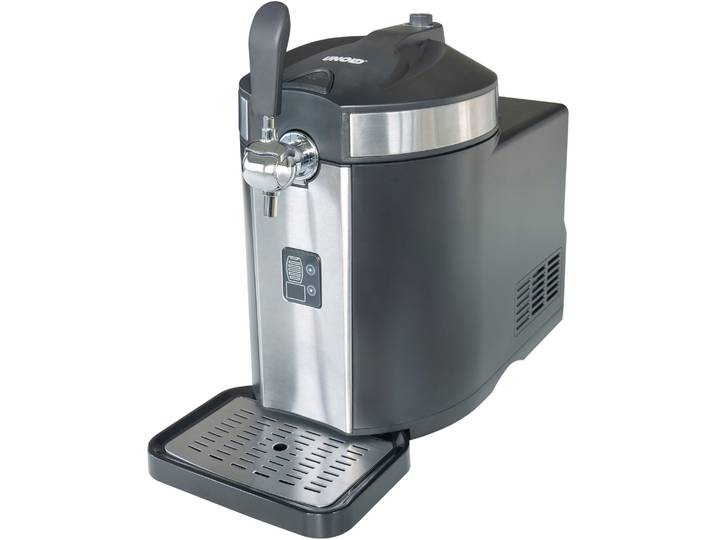 UNOLD Bierzapfanlage 48975 Franzl, für alle gängigen 5-Liter Bierfässer , schwarz, B:27,7cm H:48cm T:46cm, Zapfanlagen, mit Speed-Cooling-System