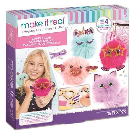 Make it Real Zestaw do tworzenia breloczków Puszysty Przyjaciel (0695929014094)