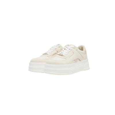 Sneaker BUFFALO "Buffalo ZAPE - VEGAN", Damen, Gr. 36, beige (cream), Kunstfaser, Schuhe Sneaker